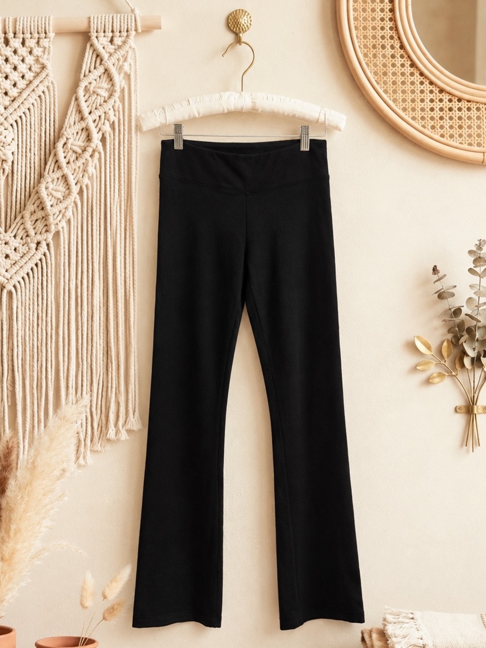 The Limited Black Flare Wide Leg Leggings for Women